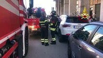 Palermo - Incendio in locale commerciale un uomo intossicato (05.02.21)