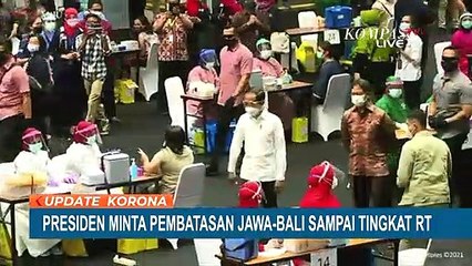 Presiden Jokowi: PPKM Diterapkan Sampai Tingkat RT