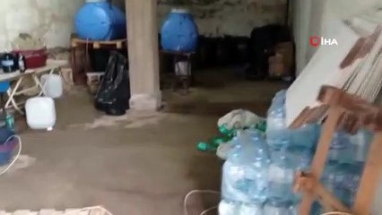 Şanlıurfa’da 6 bin litre sahte alkol ele geçirildi