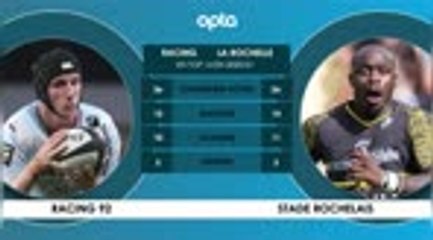 Face à face - Racing 92 - La Rochelle, l'affiche du week-end