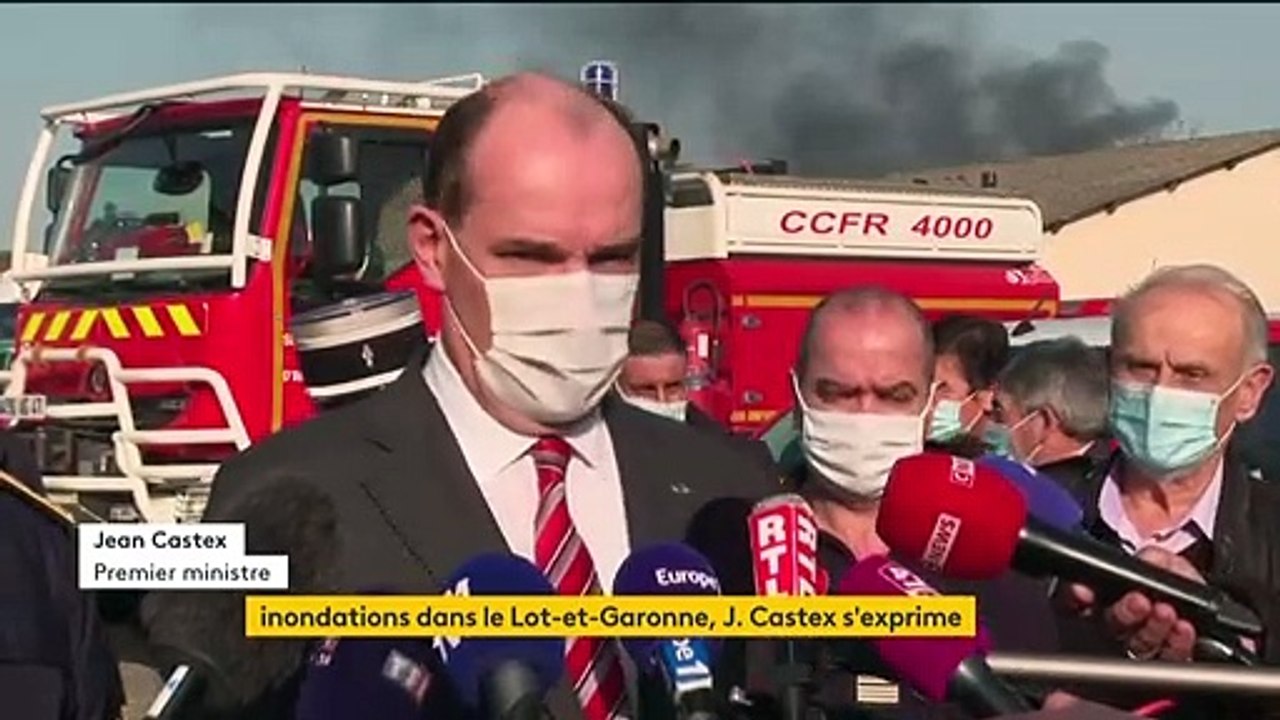 Inondations dans le Sud-Ouest : Jean Castex souhaite que l'état de catastrophe naturelle soit déclaré rapidement