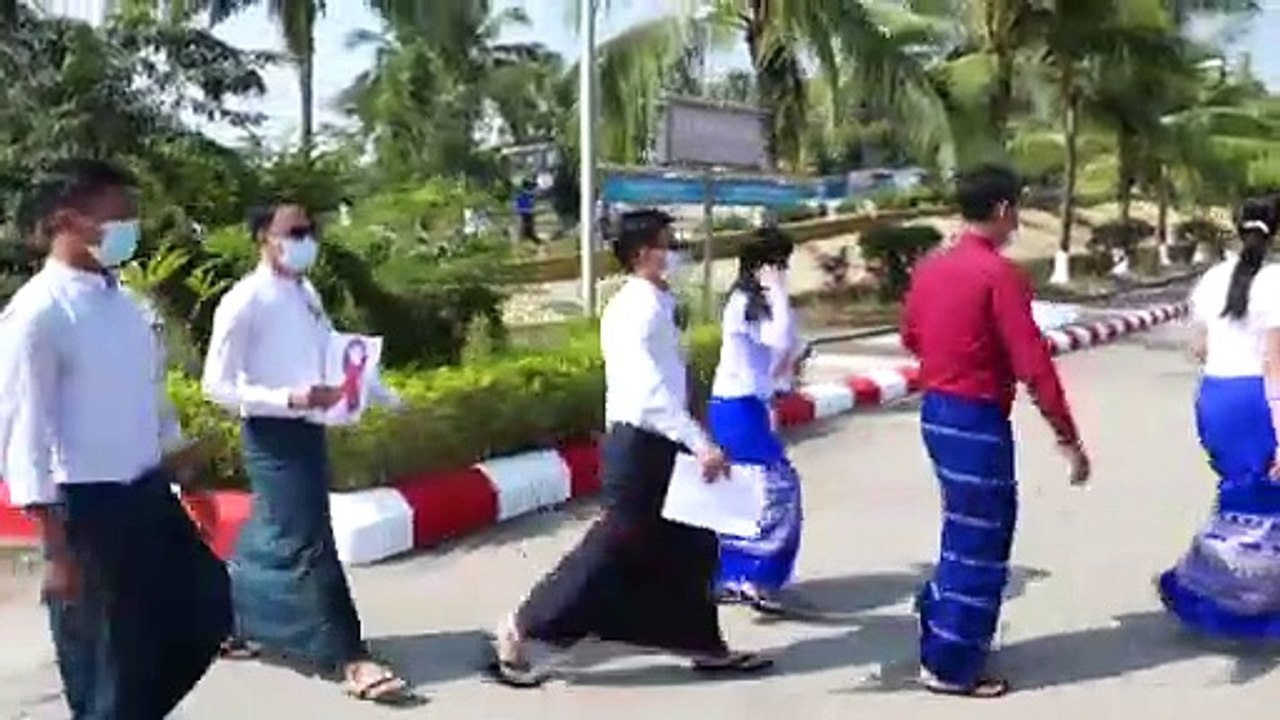Mit Symbolen gegen den Putsch: Protest in Myanmar nimmt zu