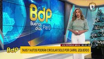 Mabel Huertas en Buenos días Perú reel de noticias