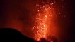 Извержение вулкана Этна: вид из космоса