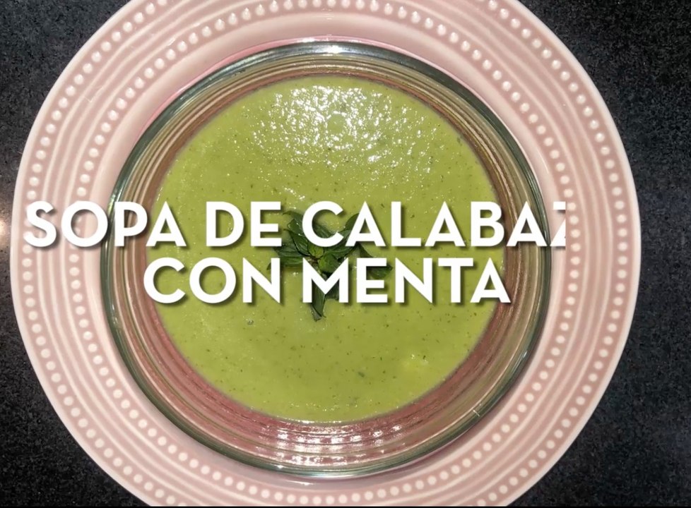 Sopa de calabaza y los tips nutricionales de esta verdura.