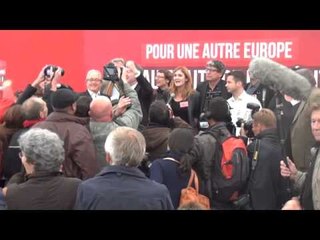 inauguration du stand Front de gauche à la Fête de l'Humanit
