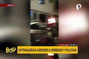 Los Olivos: mujeres que bebían licor en la calle atacan a policías y serenos