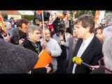 Montebourg face aux syndicalistes du Loiret