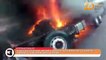 Tragedia en Brasil murió quemado tras impactar su camión contra el que manejaba su padre
