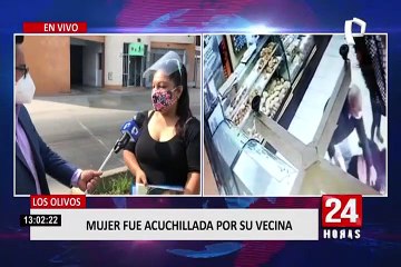 Download Video: Los Olivos: mujer denuncia a su vecina por acuchillarla y desfigurarle el rostro