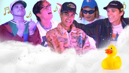 PRETTYMUCH Covers Beyoncé in a Private Bathroom Concert! | Singing In The Shower | Cosmopolitan