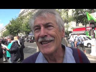 Alain Lipietz à la manifestation pour les retraites