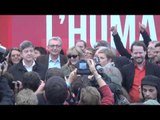 Inauguration du stand du Front de gauche à la Fête