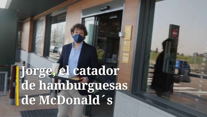 Jorge, el 'catador' de hamburguesas de McDonald's.
