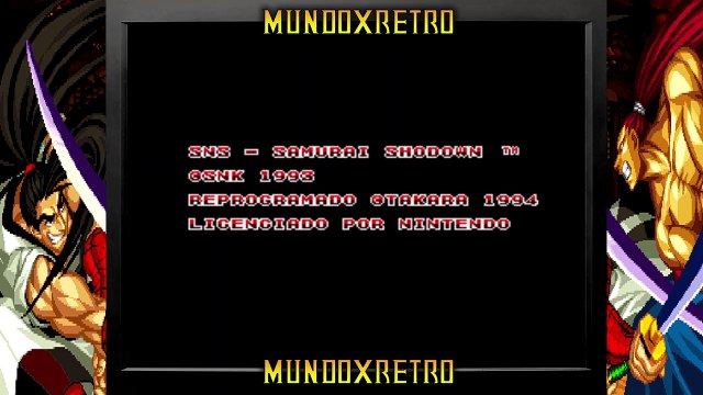 Samurai Shodown snes en español - snes android y pc - mundoxretro