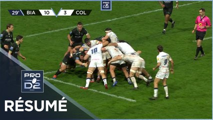 PRO D2 - Résumé Biarritz Olympique -Colomiers Rugby: 33-16 - J7 - Saison 2020/2021