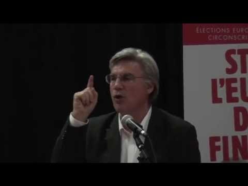 Élections européennes : meeting du Front de gauche à BEZONS