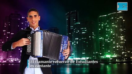 El flamante refuerzo de Estudiantes es cantante