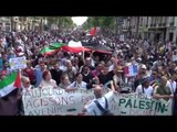 Manifestation de solidarité avec le peuple palestinien : 