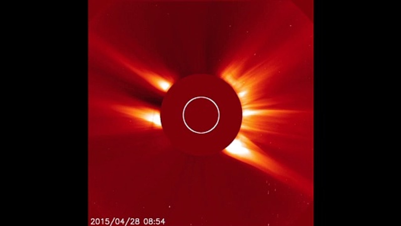 Large Coronal Mass Ejection from Solar Filament