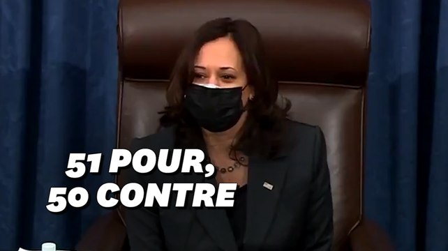 Pour la première fois, Kamala Harris fait basculer un vote du Sénat chez les démocrates