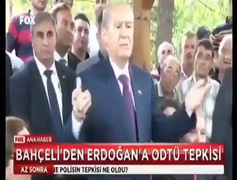 Devlet Bahçeli'den Gezi'ye destek: Erdoğan ODTÜ'ye git, gençliği muhatap al. Gençliğe saygı duy. Gençler sandığa gidin, AKP'yi sandığa gömün.