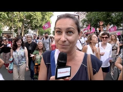 Paris : manifestation de soutien au peuple grec