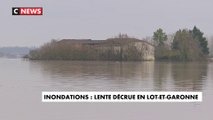 Inondations : lente décrue en Lot-et-Garonne