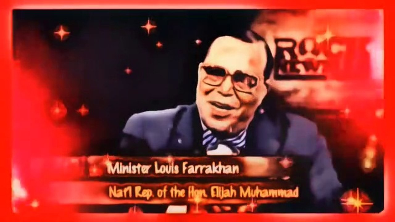 Farrakhan Master Speaker Of Nation Of Islam Cartoonized