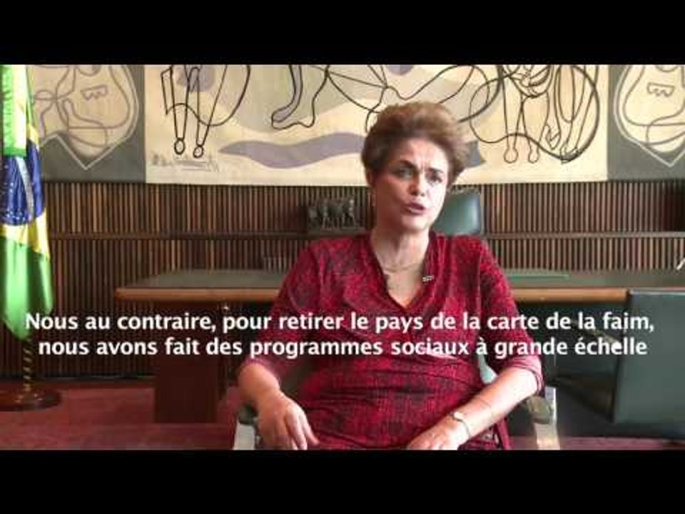 Exclusif. Dilma Rousseff repond aux questions de l'Humanité Dimanche