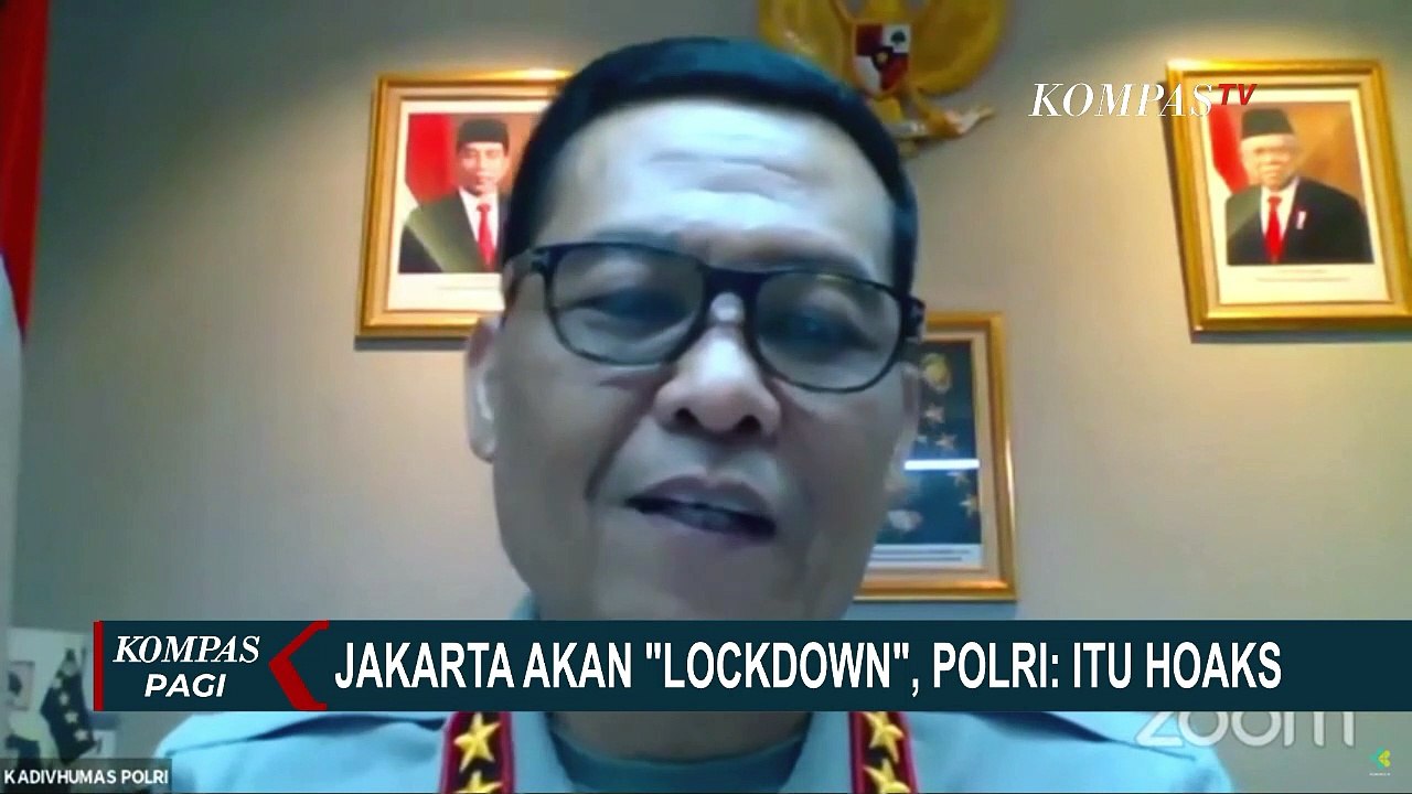 Polri: Jakarta Lockdown 12-15 Februari adalah Hoaks