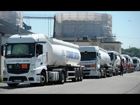 Grève des conducteurs de camions de matières dangereuses