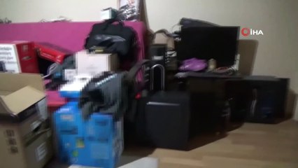 Jandarmanın siber operasyonu kamerada