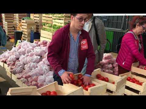 Paris-Vente de fruits et légumes au juste prix