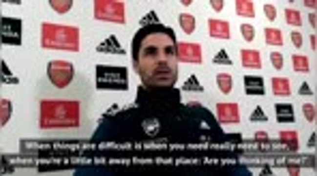 Arsenal squad have shown real support for Aubameyang - Arteta