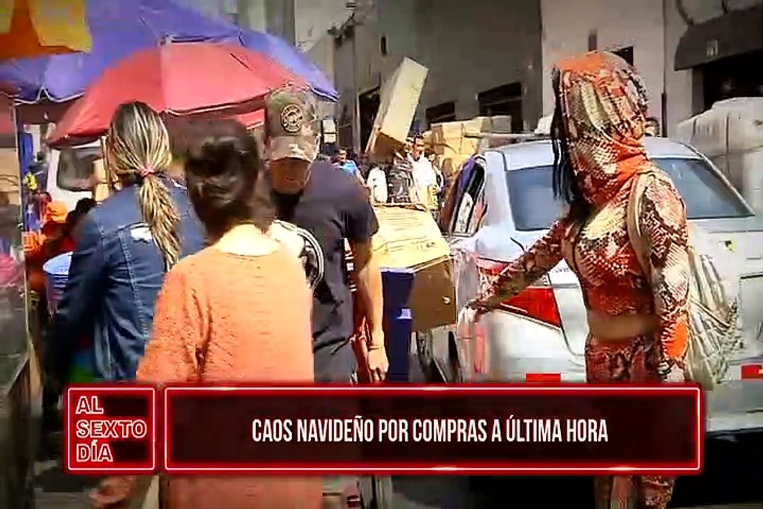 Caos navideño: calles del Centro de Lima lucen alborotadas por fiestas de fin de año