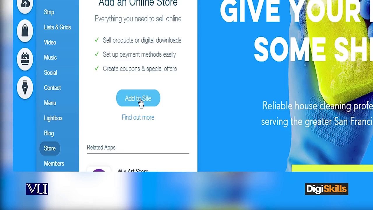 163 - Wix com Setting up an Online Store