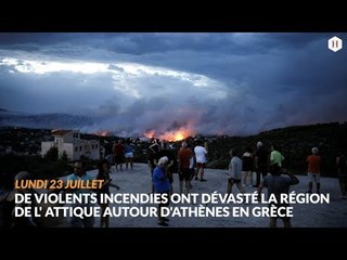 La Grèce en deuil après des incendies meurtriers