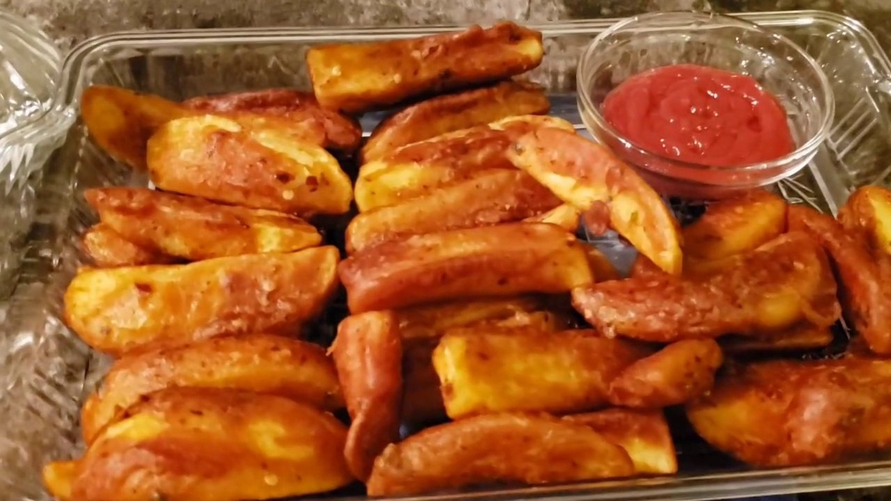 Crispy Potato Wedges|Fried Potato  Wedges| Easy Potato Snacks.