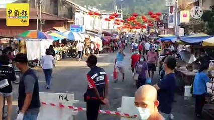 ◤MCO 2.0◢ 亚依淡巴刹未见人潮 小贩叹王小二过年
