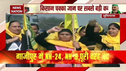 farmers Chakka Jam: लुधियाना में महिलाओं ने किया चक्का जाम, देखें Exclusive Report