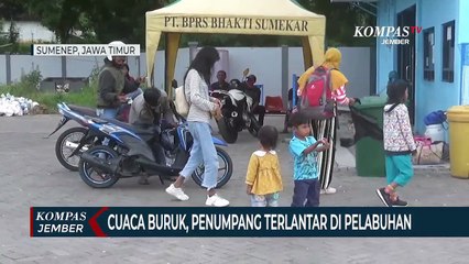 Cuaca Buruk, Calon Penumpang Terlantar di Pelabuhan selama 10 Hari