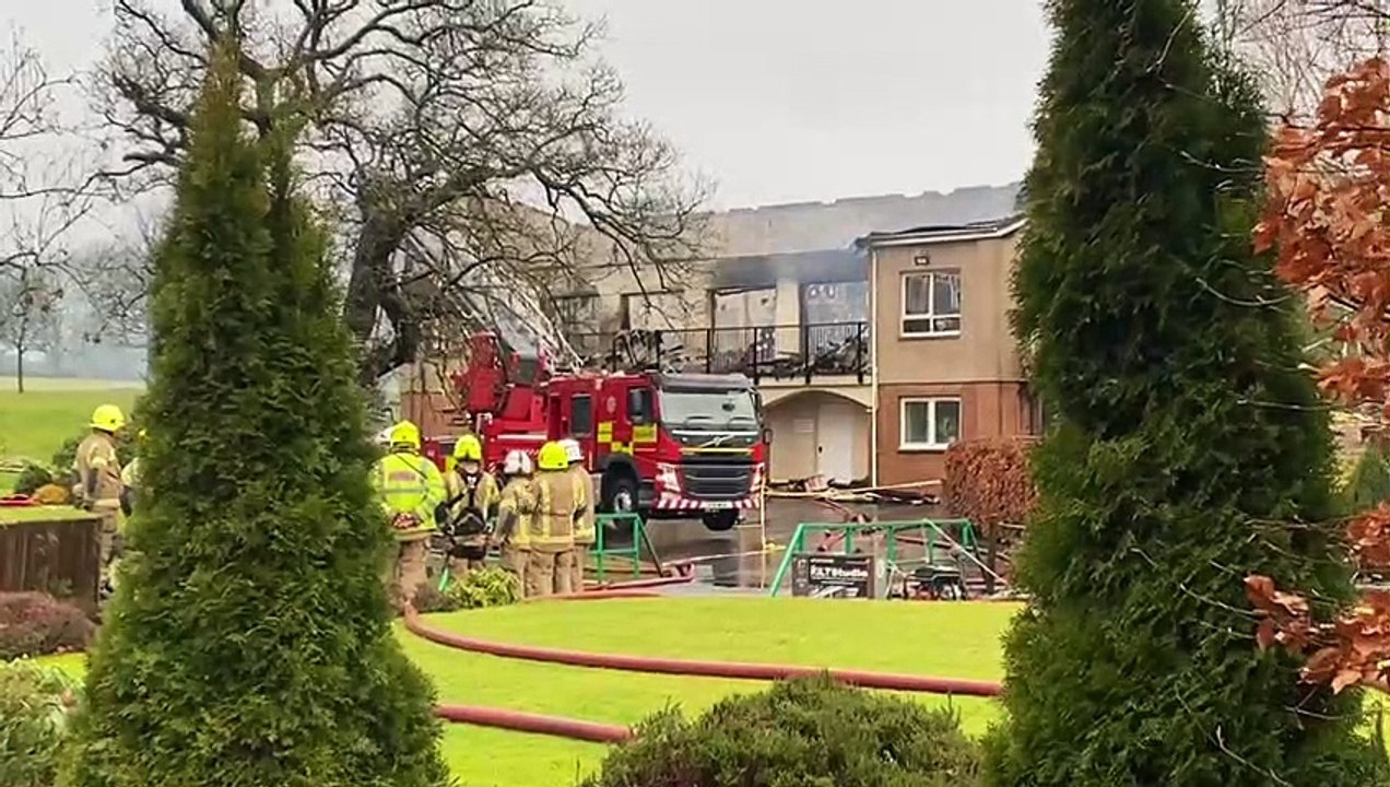 Fire at Uphall Golf Club in West Lothian