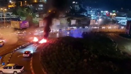 İsrail savaş alanına döndü! Yüzlerce Filistinli polisle çatıştı