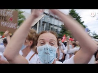 6 000 soignants applaudis par les Strasbourgeois