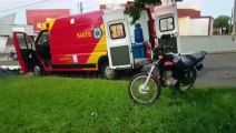 Motorista foge de acidente onde motociclista ficou ferido e é detido instantes depois pela PM