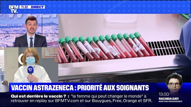 Vaccin AstraZeneca: priorité aux soignants - 06/02