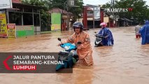 Banjir Semarang Juga Lumpuhkan Jalur Pantura