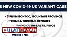 Walong bagong kaso ng UK variant sa Pilipinas, naitala ng DOH