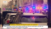 Bordeaux - Grosse explosion dans le centre-ville, sans doute provoquée par une fuite de gaz - D'importants moyens de secours sont sur place